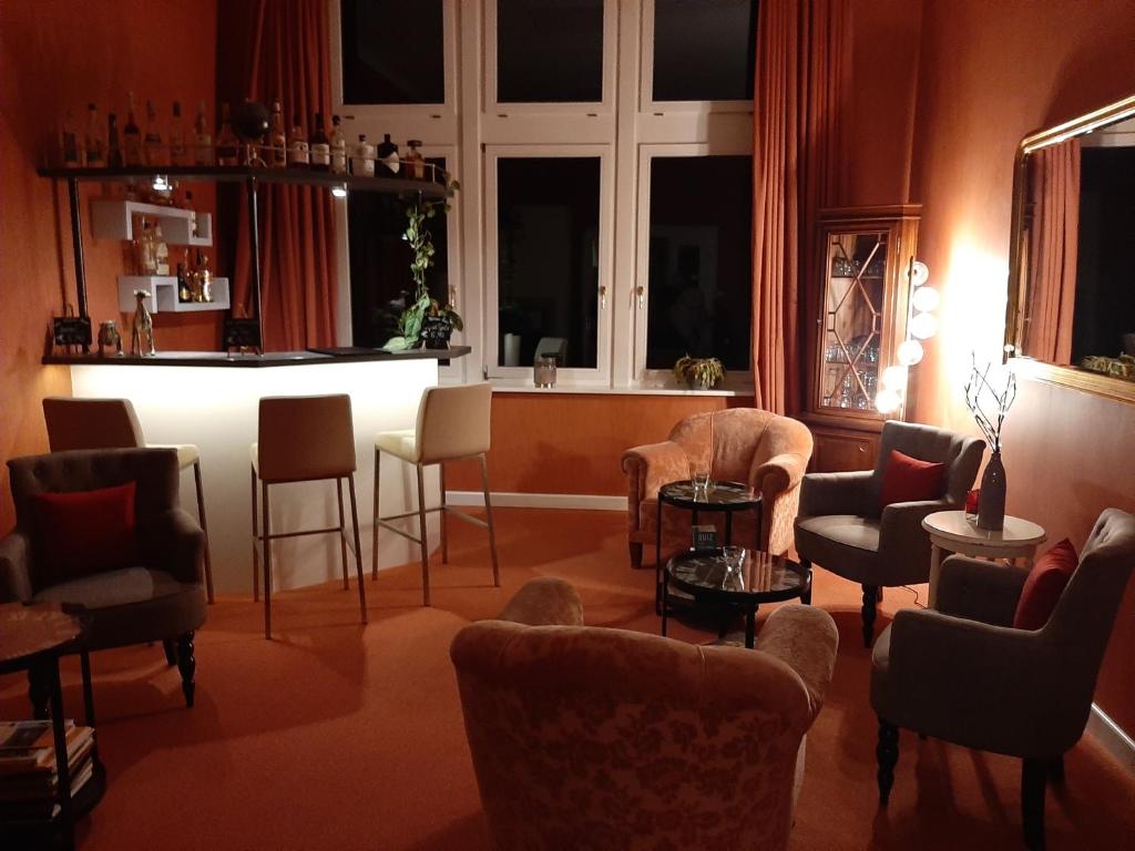 Posezení v ubytování Hotel Villa Viktoria Luise