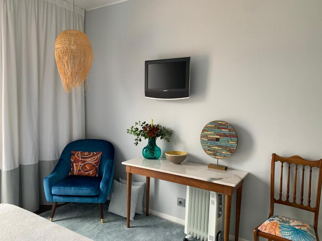 TV a/nebo společenská místnost v ubytování Belvedere Boutique - Adults only