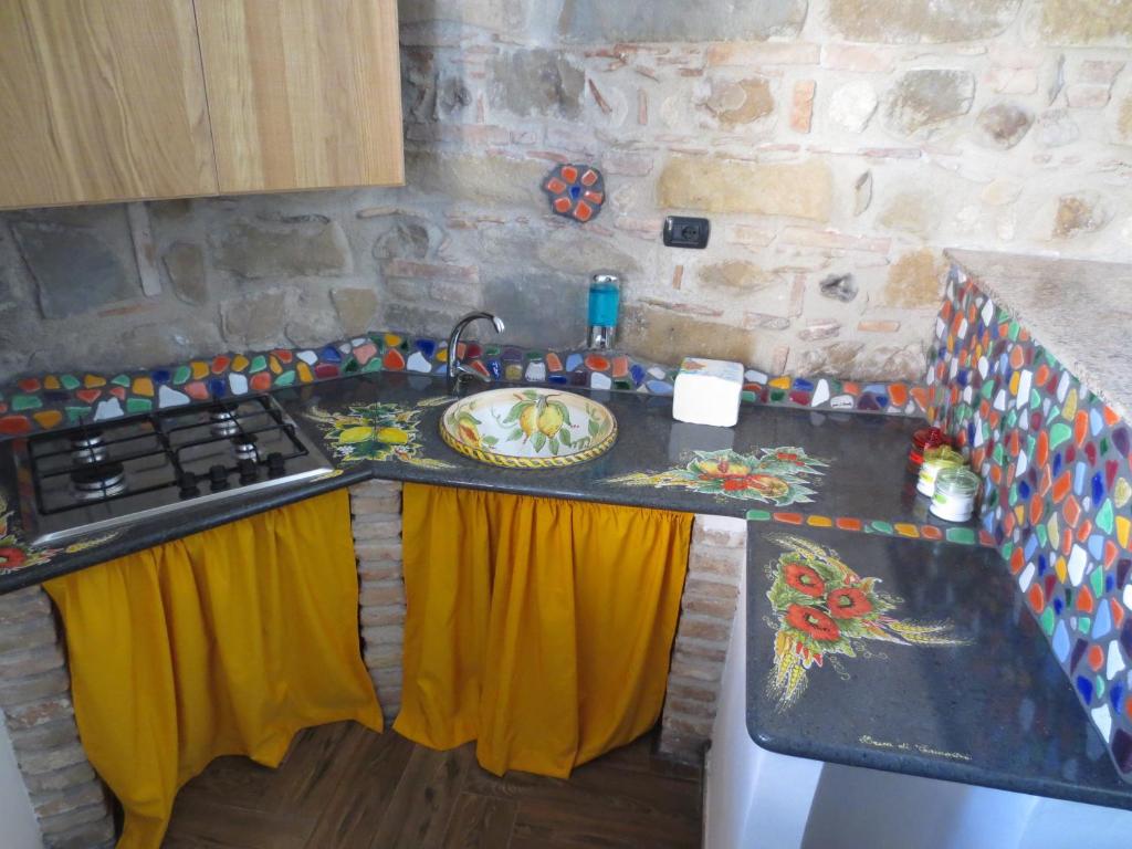 Kuchnia lub aneks kuchenny w obiekcie Aurora Bed and Breakfast