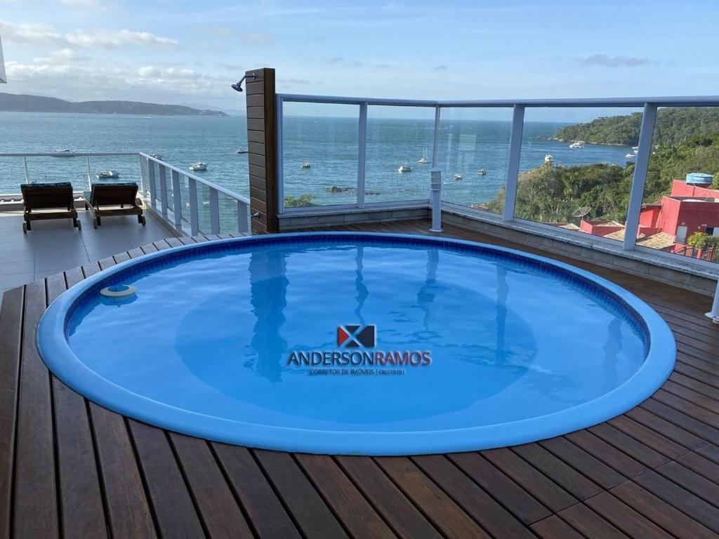 1082 - Flat Vista para o Mar e Piscina privativa em Bombinhas