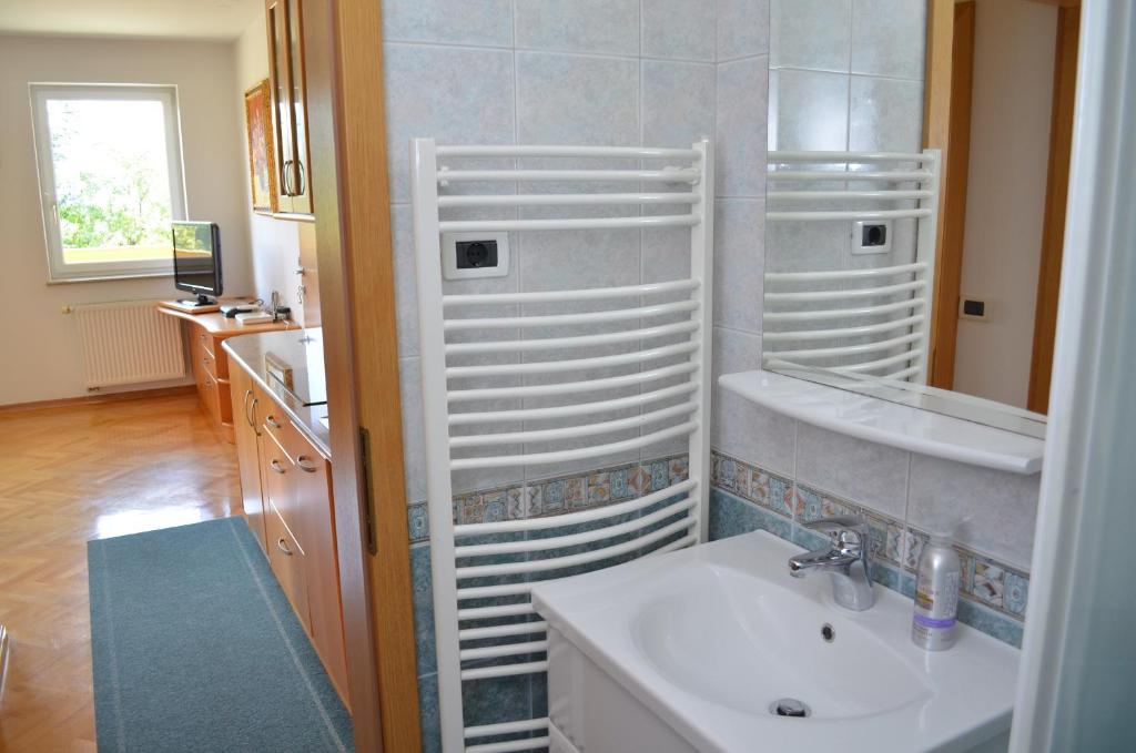 Koupelna v ubytování Apartment Brumec