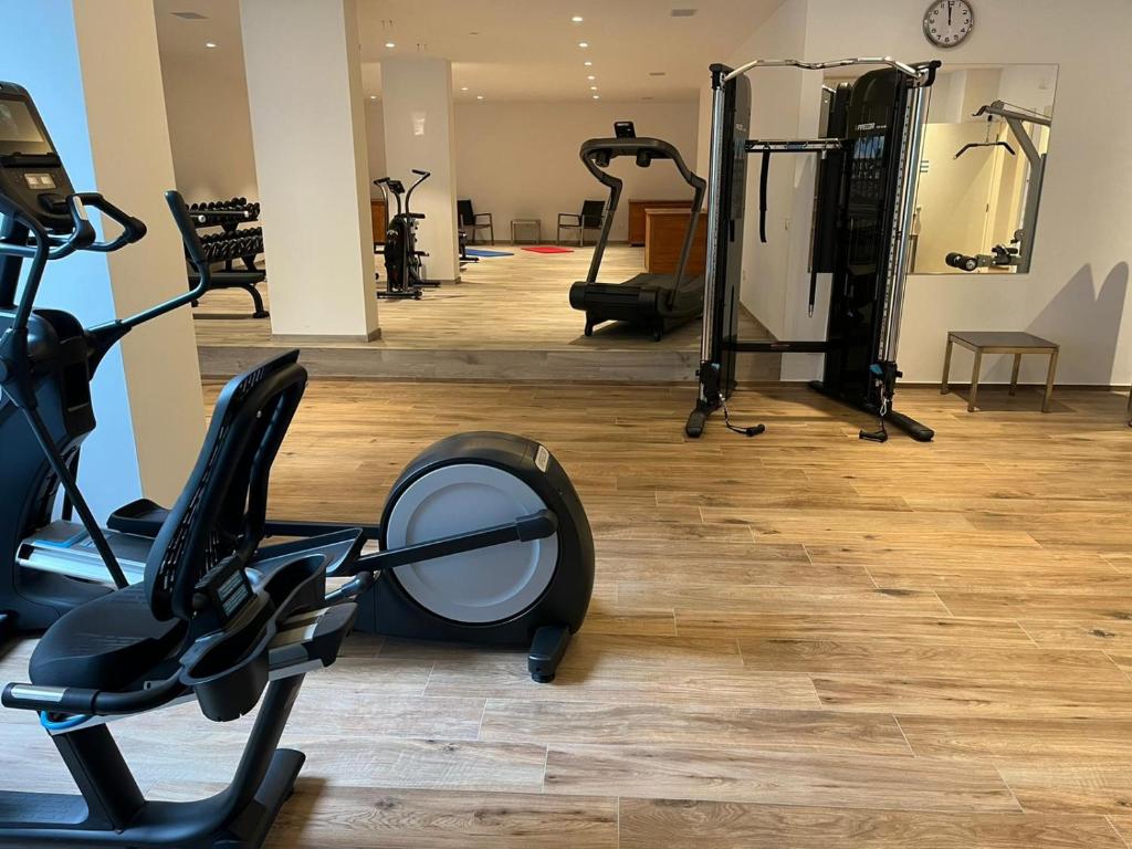 Fitness centrum a/nebo fitness zařízení v ubytování Riva Lake Lodge
