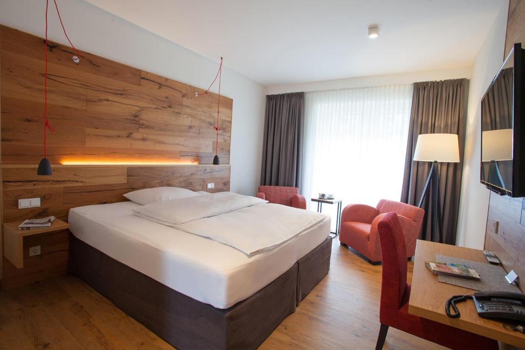 Postel nebo postele na pokoji v ubytování Hotel & Landgasthof Hoheluft