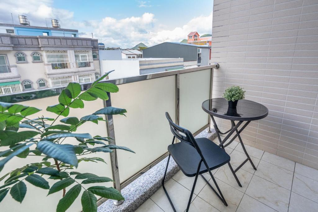 Balkón nebo terasa v ubytování Happy Stay Inn