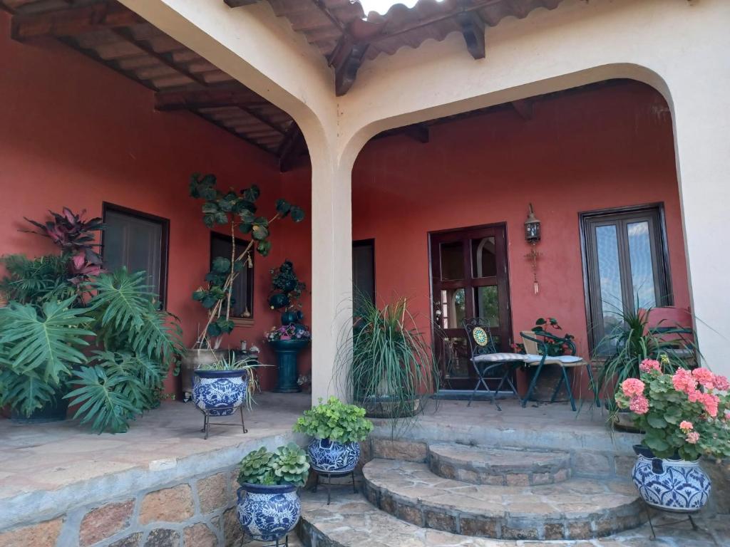 Zahrada ubytování CASONA DOS VIDAS