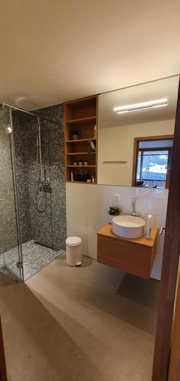 Koupelna v ubytování Ferienwohnung Stenna Allegra