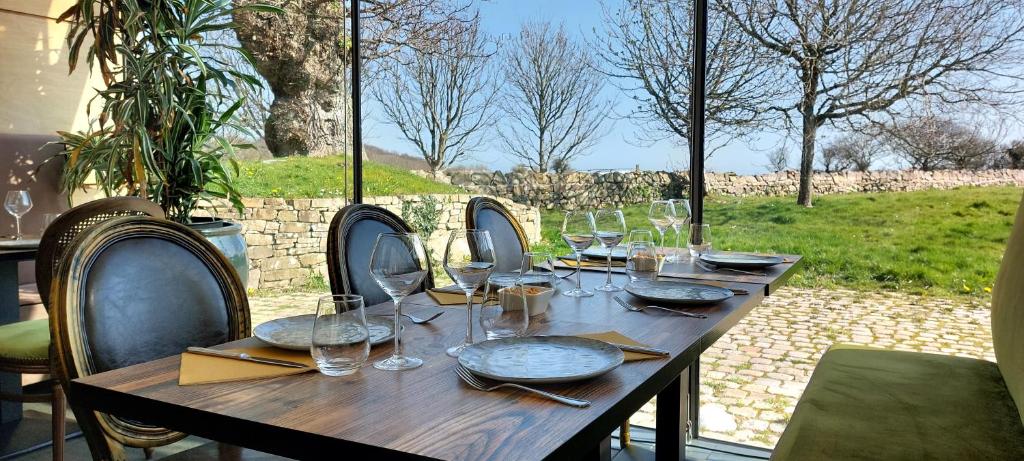Zahrada ubytování Auberge des Goubelins