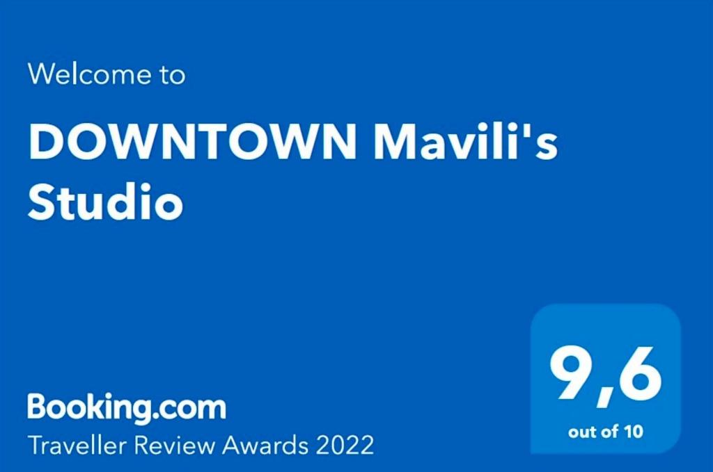 Certifikát, ocenenie alebo iný dokument vystavený v ubytovaní DOWNTOWN Mavili's Studio