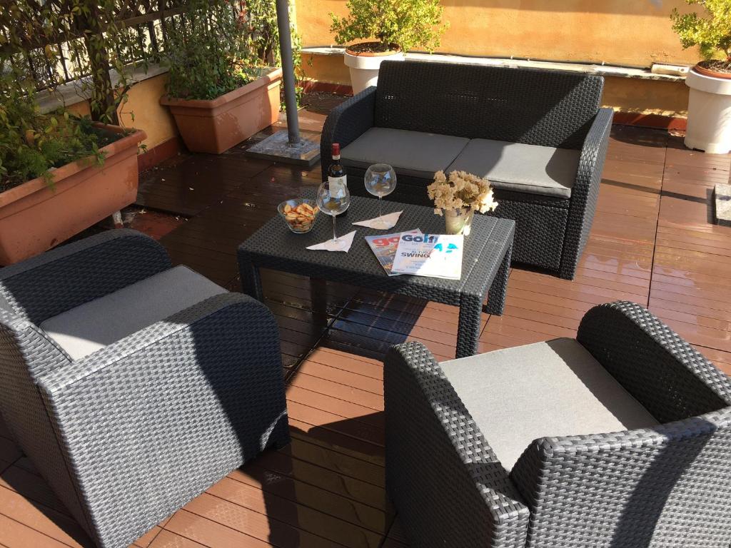 Część wypoczynkowa w obiekcie La Piazzetta di Roma