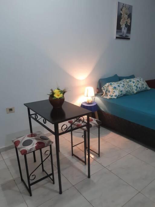Voodi või voodid majutusasutuse Adorable monoambiente en Asunción toas