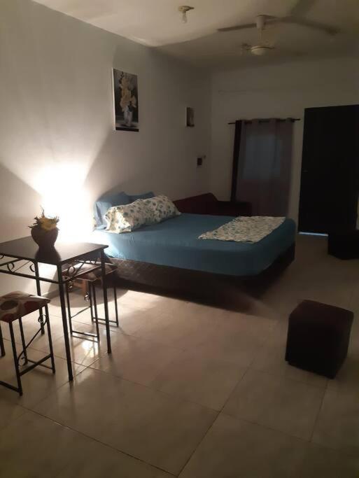 Voodi või voodid majutusasutuse Adorable monoambiente en Asunción toas