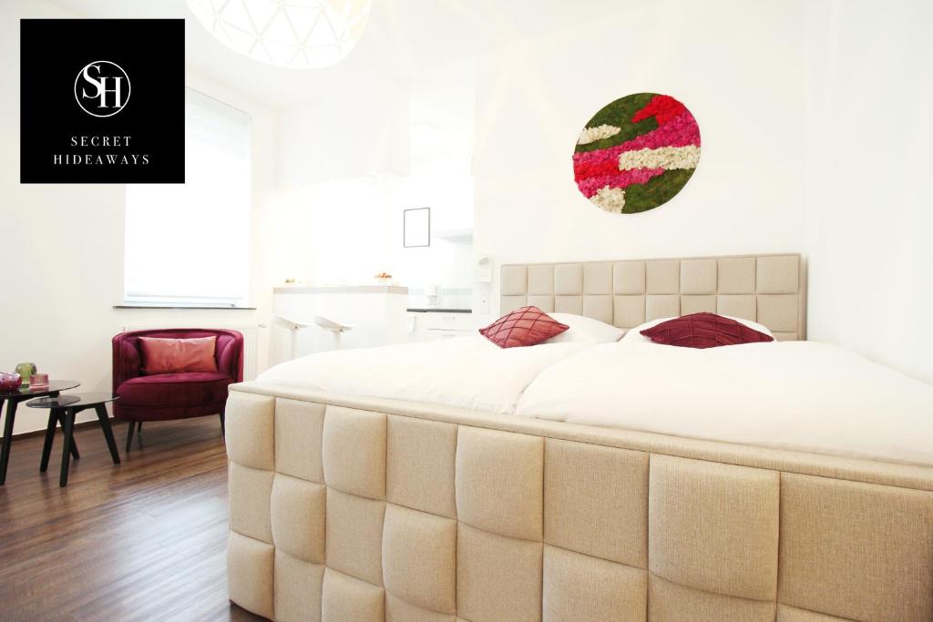 SECRET HIDEAWAYS cozySTUDIO 2 superior Apartment mit WiFi nahe Uni l Messe l Flughafen l Zoo - Estudio De Apartamento Con Cama King