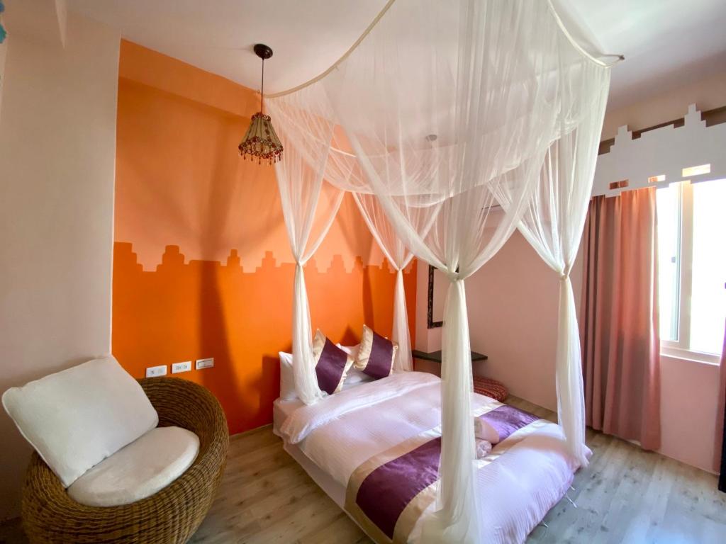 Postel nebo postele na pokoji v ubytování Hana B&B
