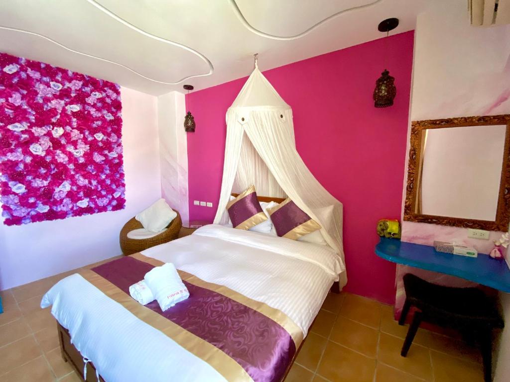 Postel nebo postele na pokoji v ubytování Hana B&B