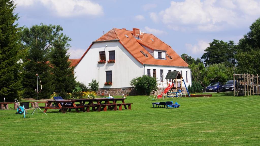 Zahrada ubytování Folwark Na Półwyspie