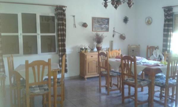 Ruang duduk di Hostal El Arrecife