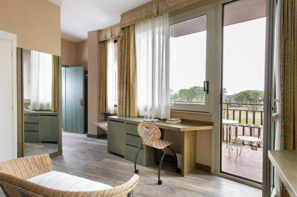Balkón nebo terasa v ubytování Grand Hotel Panoramic