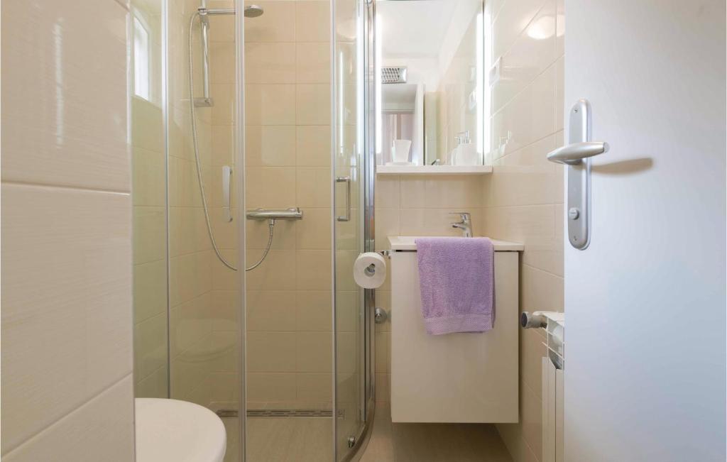 Koupelna v ubytování Four-Bedroom Holiday Home In Manjadvorci