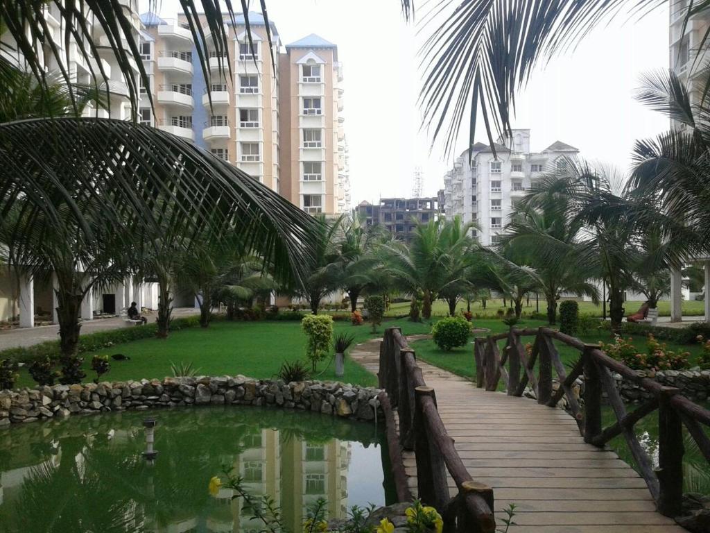 Zahrada ubytování Insignia Beach Resort Premium 1 BHK serviced Appartments,The Club Krishna Sea Sight ,Puri