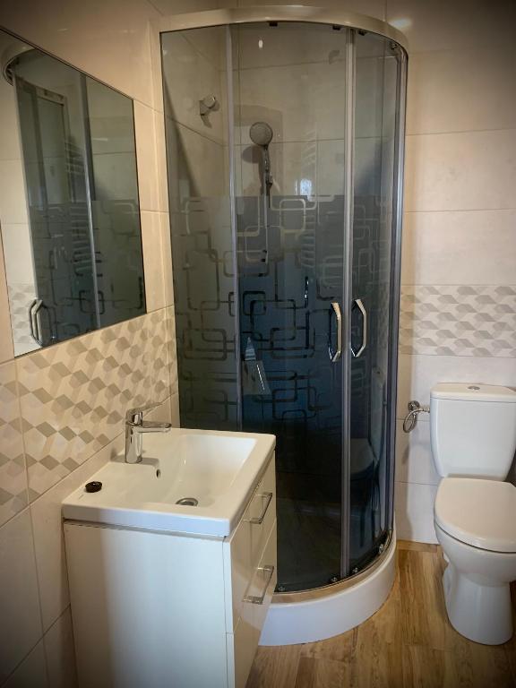 Łazienka w obiekcie Hostel Sportowa