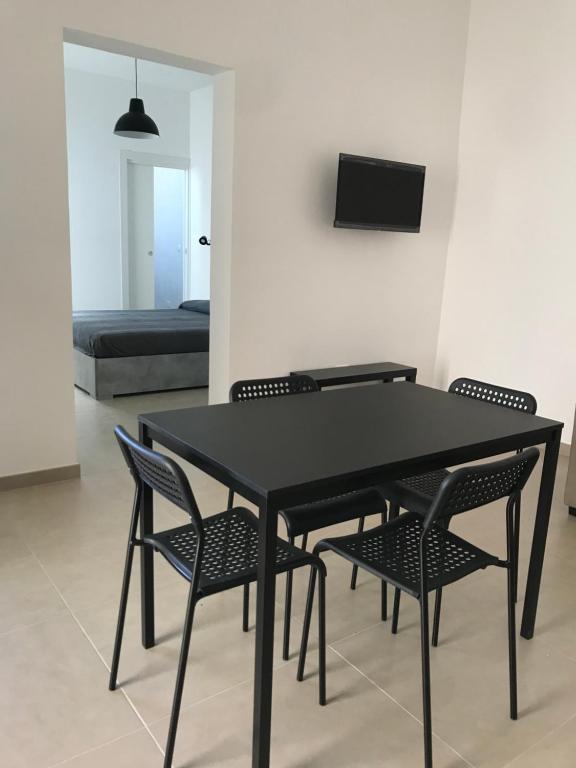 Telewizja i/lub zestaw kina domowego w obiekcie Casa via Garibaldi