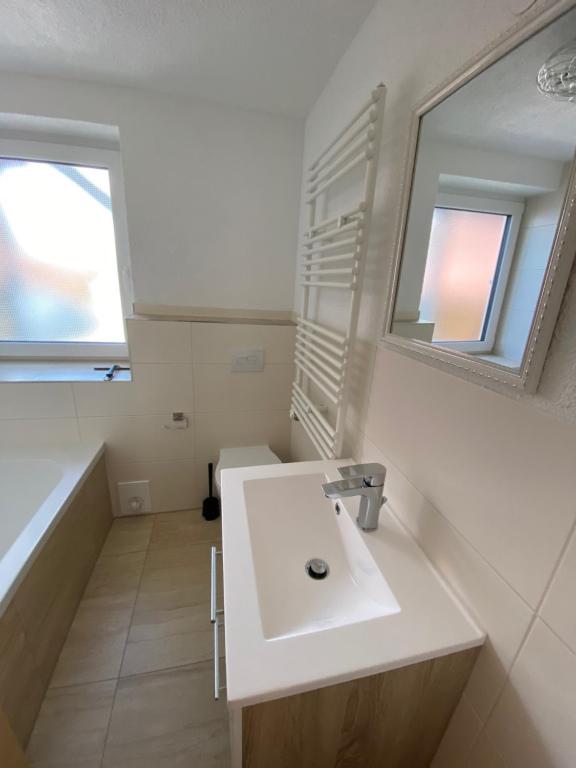 Koupelna v ubytování Gästezimmer Kirchdorf