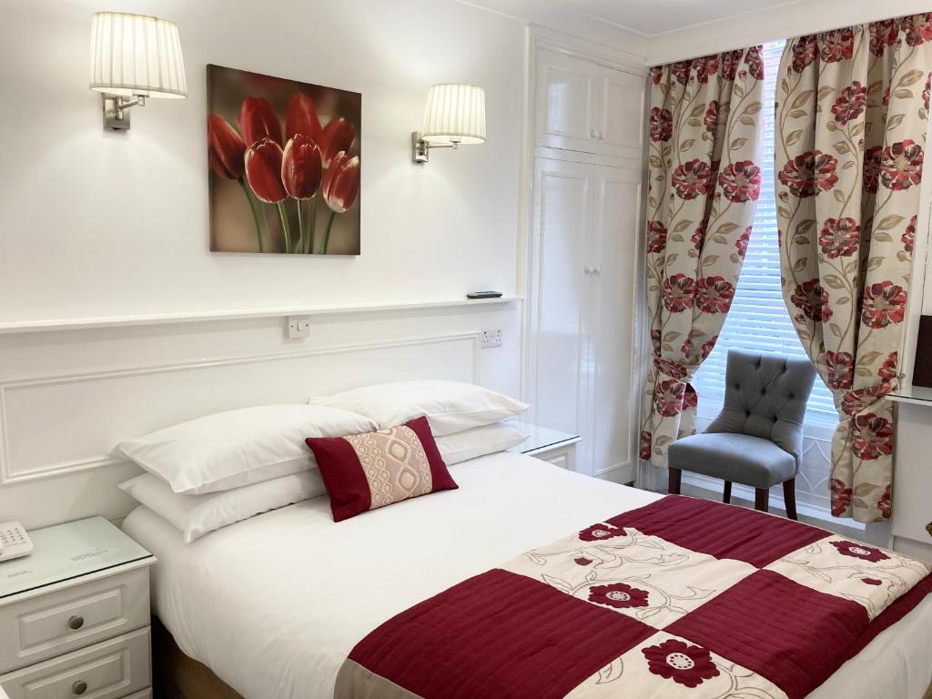 Krevet ili kreveti u jedinici u okviru objekta Dergvale Hotel