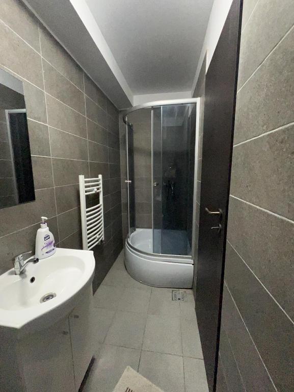 Koupelna v ubytování Aigi Rooms Vila