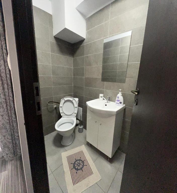 Koupelna v ubytování Aigi Rooms Vila