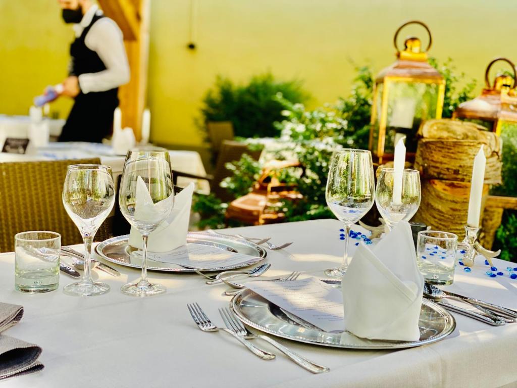 Nápoje v ubytování Boutique Hotel & Bio Wirtshaus Schwarzer Bock