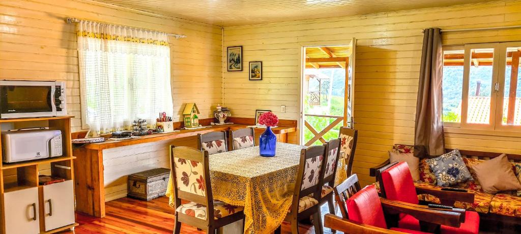 Kuchyň nebo kuchyňský kout v ubytování Hospedaria Kayser Haus