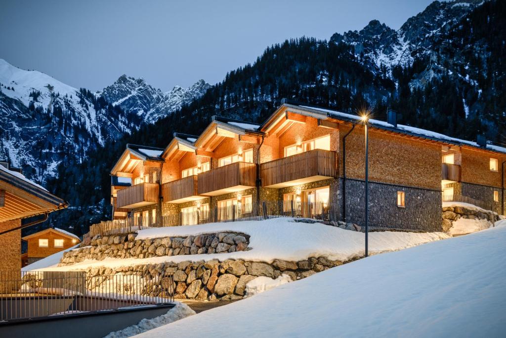 Arlberg Chalets during the winter