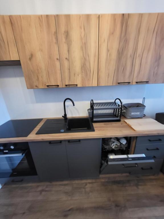 Kuchyňa alebo kuchynka v ubytovaní Nest Apartament