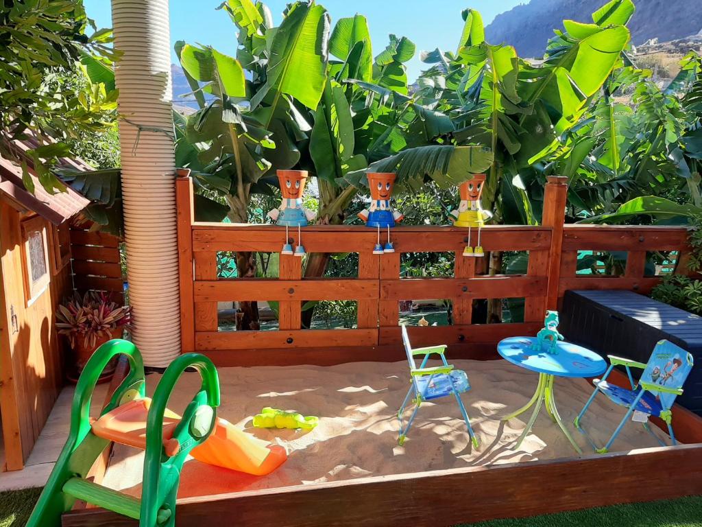 Zahrada ubytování Casa el pinillo