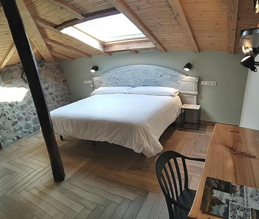Postel nebo postele na pokoji v ubytování Casa rural Abatetxe