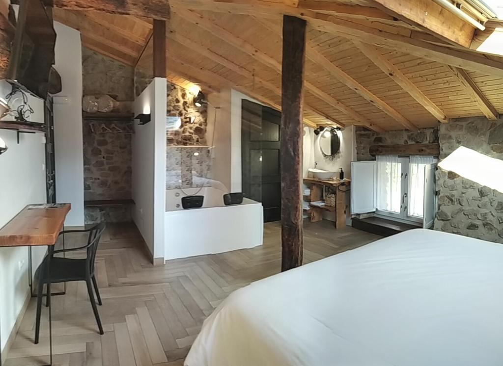 Postel nebo postele na pokoji v ubytování Casa rural Abatetxe