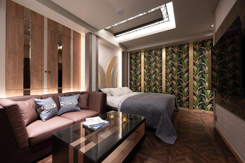 Posezení v ubytování HOTEL K-NEXT