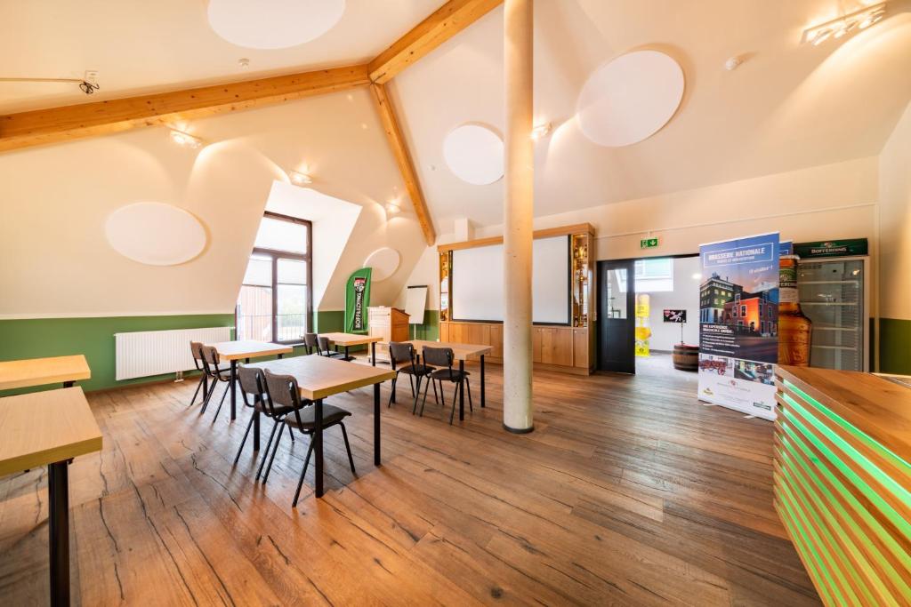 Kuchyň nebo kuchyňský kout v ubytování De BrauHotel