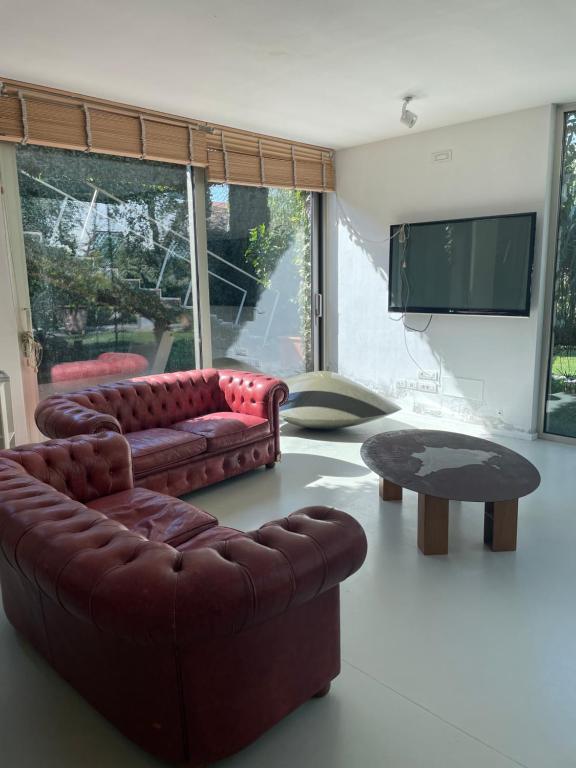 A seating area at Joey