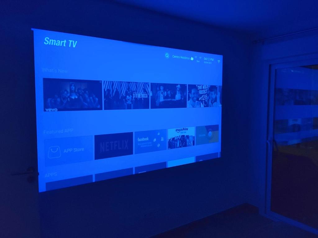 A television and/or entertainment centre at BEACHFRONT -- NEW LUXURY Apartment -- 1ª Linea Playa -- Fuengirola CITY CENTER -- Private PARKING -- Panoramic Sea Views --
