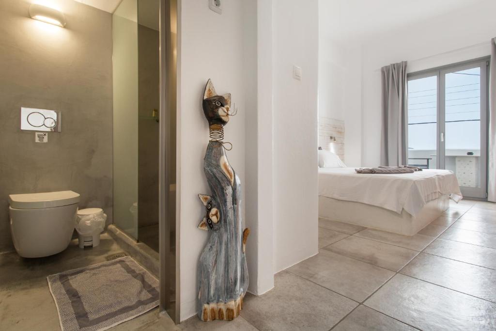 Koupelna v ubytování Irini Rooms