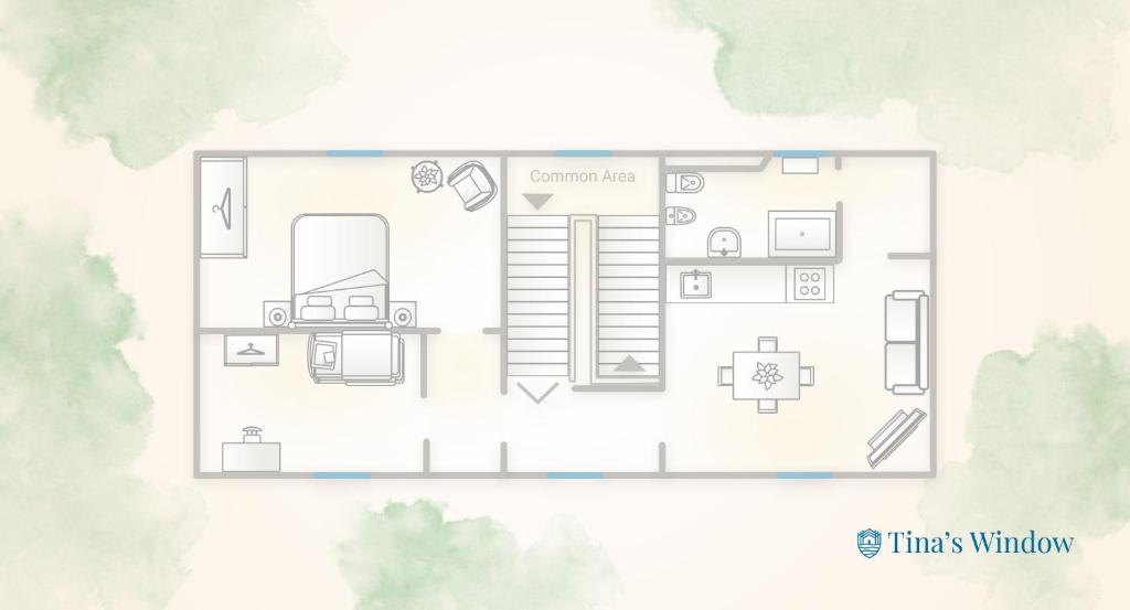 Plan piętra w obiekcie Tina's Window on Lake Como by Rent All Como