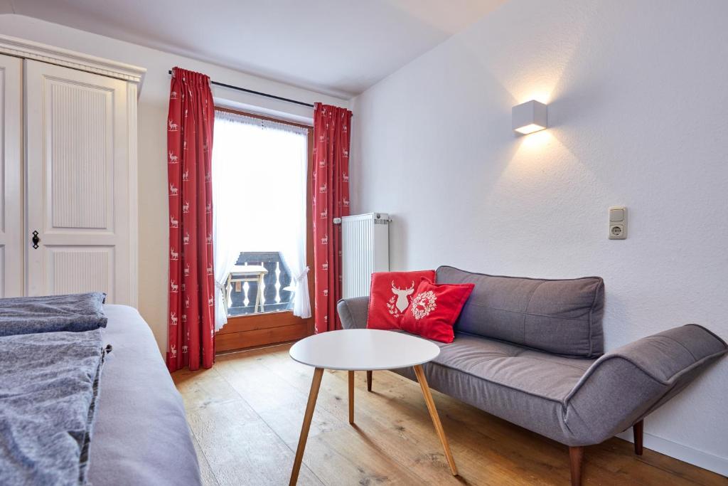 Posezení v ubytování Alpen Gästehaus