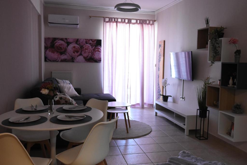 Posedenie v ubytovaní Valia's apartment Nafplio city center