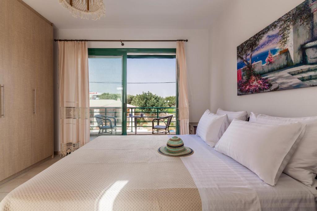 Posteľ alebo postele v izbe v ubytovaní Villa Dafni with Private Pool