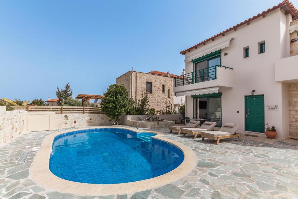 Bazén v ubytovaní Villa Dafni with Private Pool alebo v jeho blízkosti