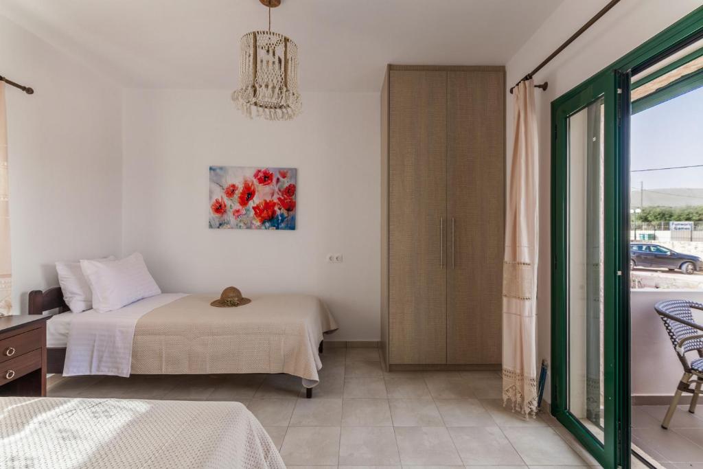 Posteľ alebo postele v izbe v ubytovaní Villa Dafni with Private Pool