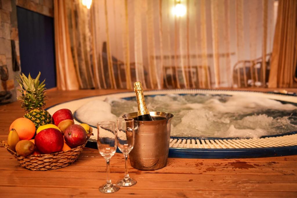 Nápoje v ubytování Hotel Iceberg Bansko