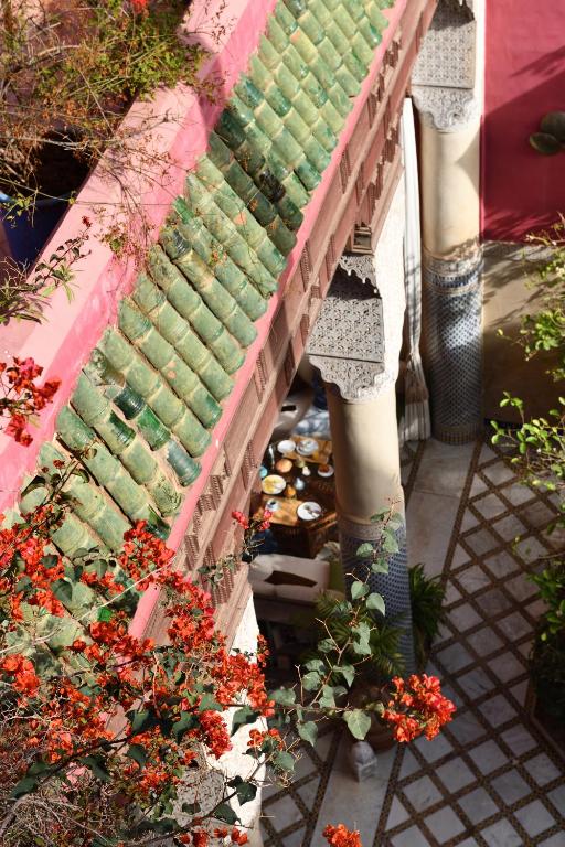 En hage utenfor Riad L'Aziza