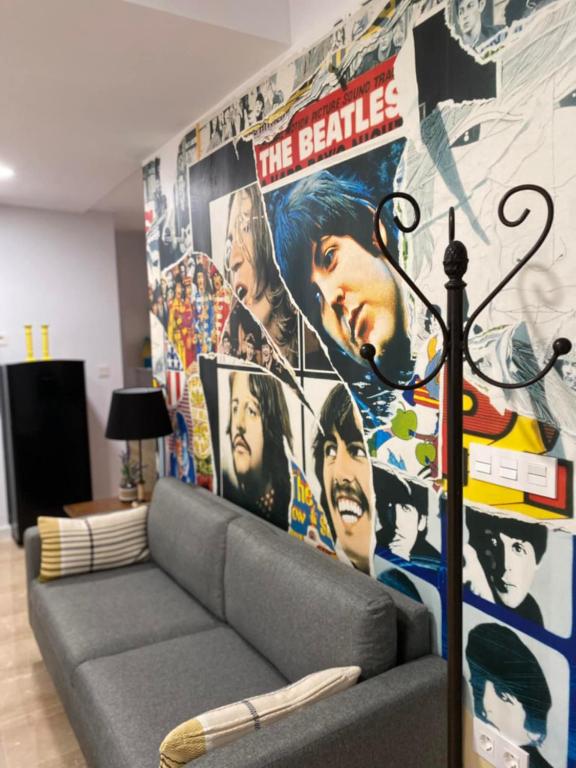 Posezení v ubytování Apartamento El Ángel 1